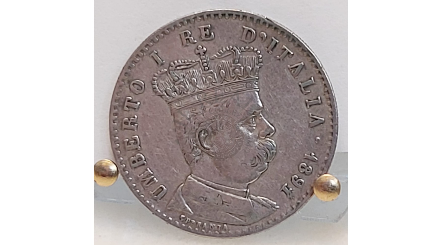 Umberto I Eritrea 1 lira per 1891