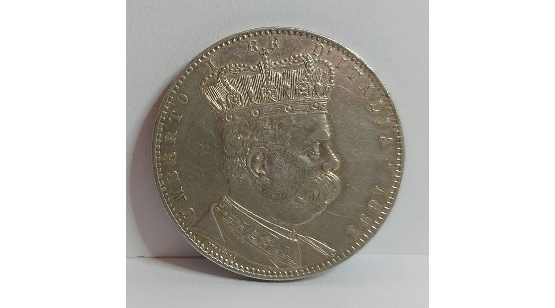 UMBERTO I ERITREA 5 LIRE 1891 TALLERO