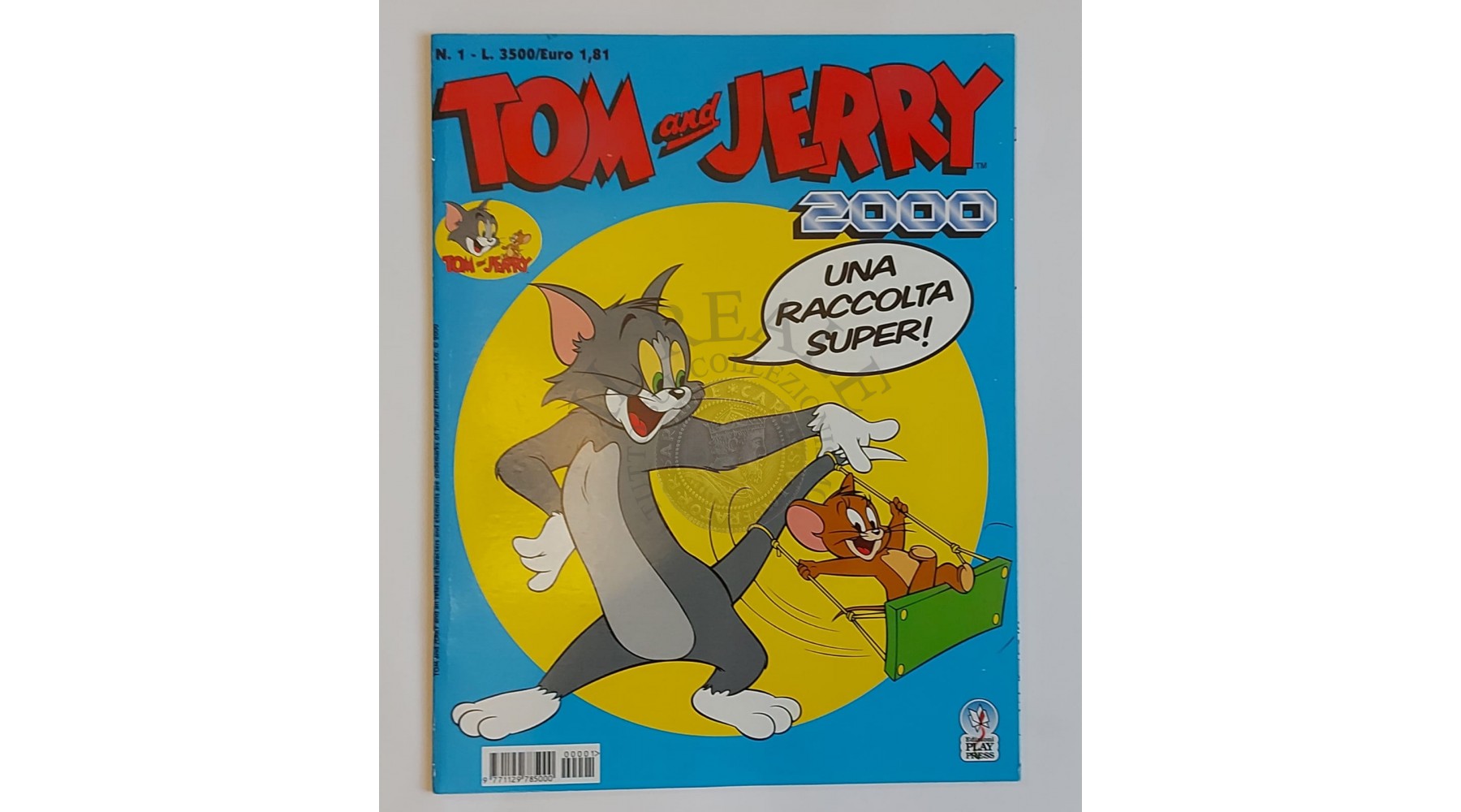 ALBUM TOM AND JERRY 2000 EDIZIONI PLAY PRESS IN OTTIME CONDIZIONI, INCOMPLETO