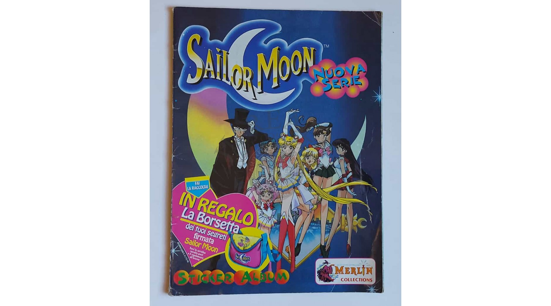 ALBUM SAILOR MOON 1996 MERLIN COLLECTION, COMPLETO IN OTTIME CONDIZIONI