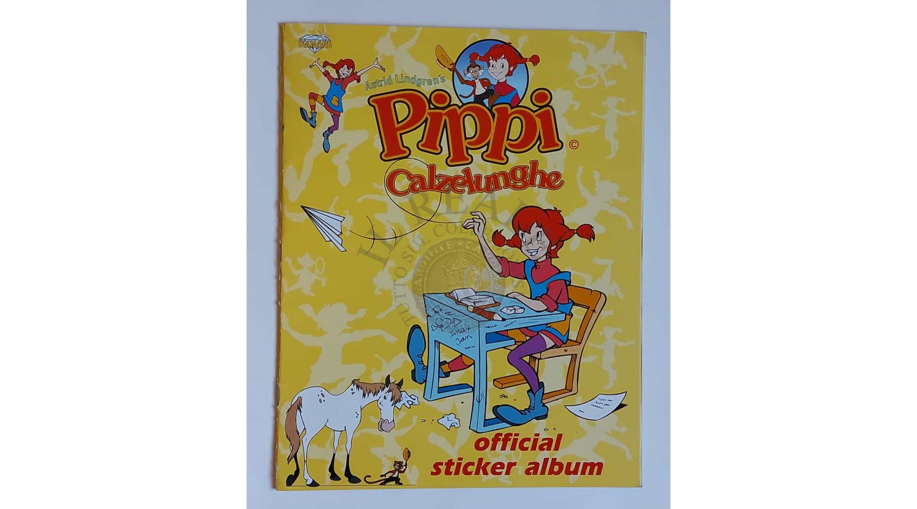 ALBUM PIPPI CALZELUNGHE DIAMOND 2000 COMPLETO IN PERFETTE CONDIZIONI