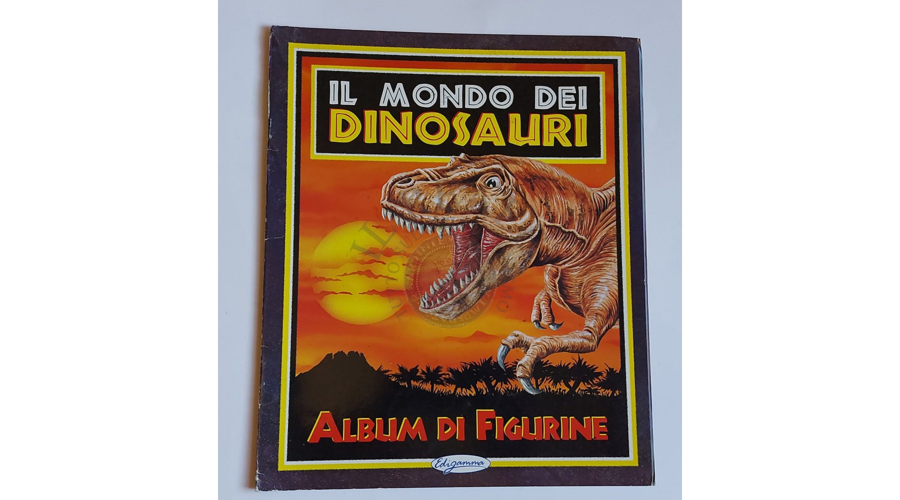 ALBUM DI FIGURINE IL MONDO DEI DINOSAURI 1997 ed.EDILGAMMA