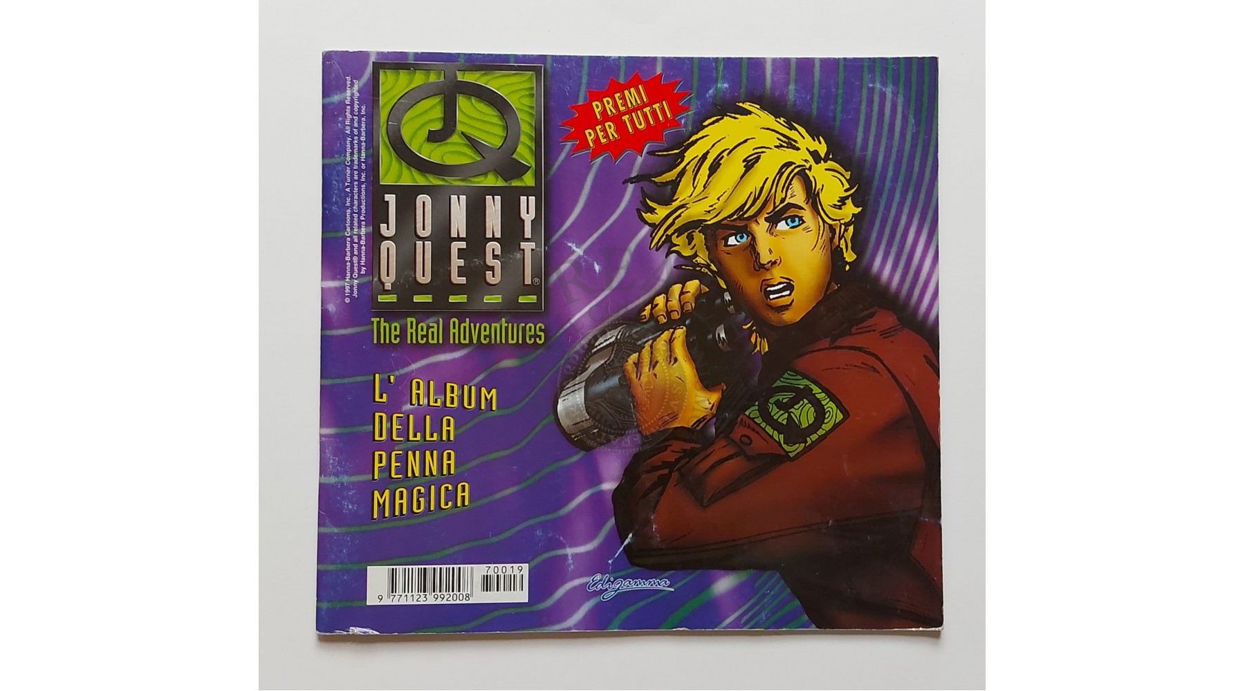 ALBUM FIGURINE JONNY QUEST THE REAL ADVENTURES 1997  CON 5 FIGURINE