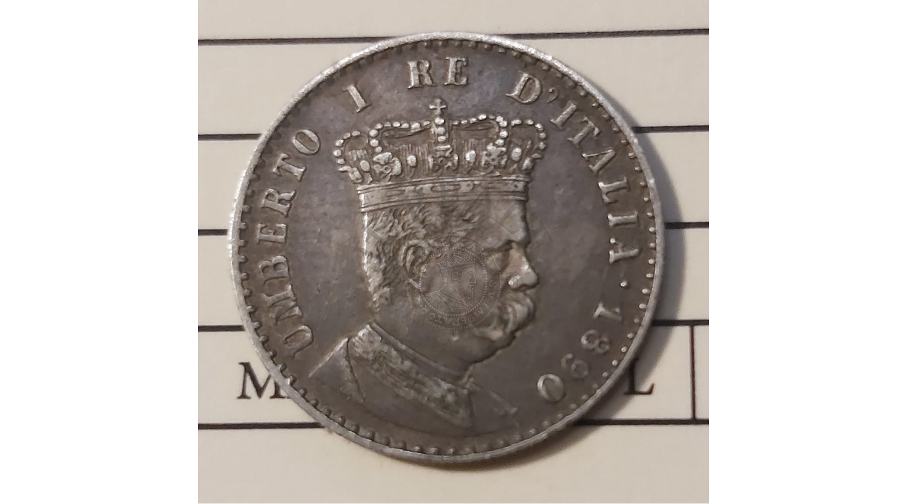 UMBERTO I ERITREA 50 CENTESIMI 1890 BB+