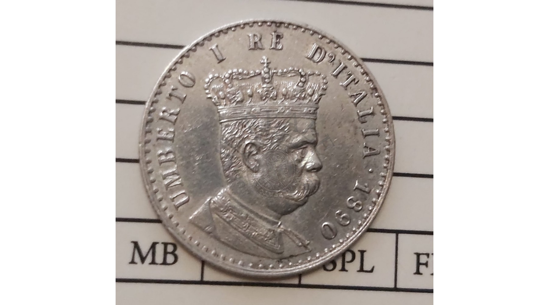 UMBERTO I ERITREA 50 CENTESIMI 1890 SPL+ FONDI SPECULARI