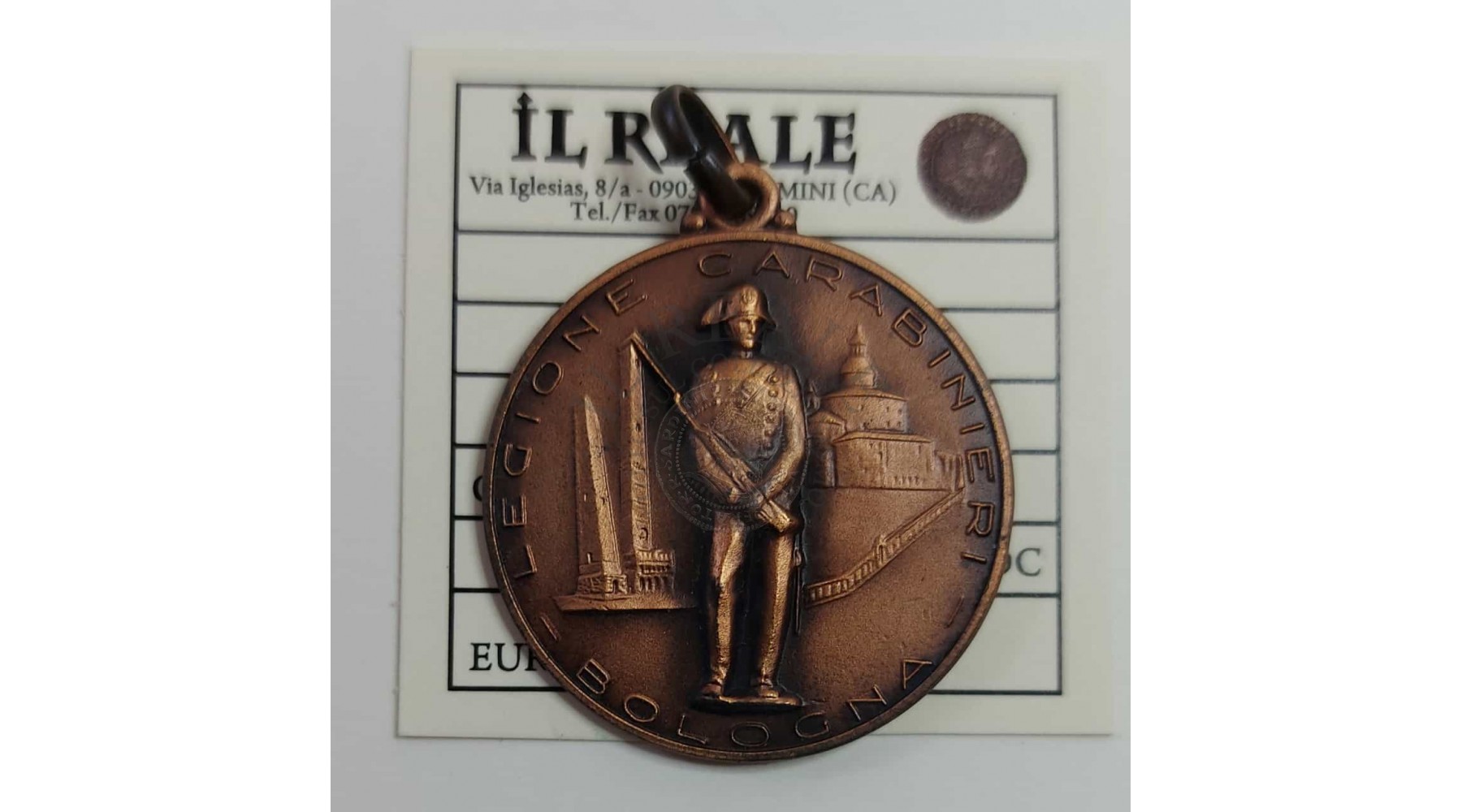 MEDAGLIA IN BRONZO LEGIONE CARABINIERI BOLOGNA