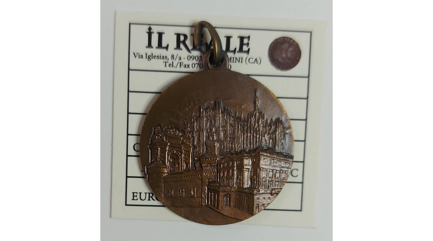 MEDAGLIA IN BRONZO LEGIONE  CARABINIERI MILANO