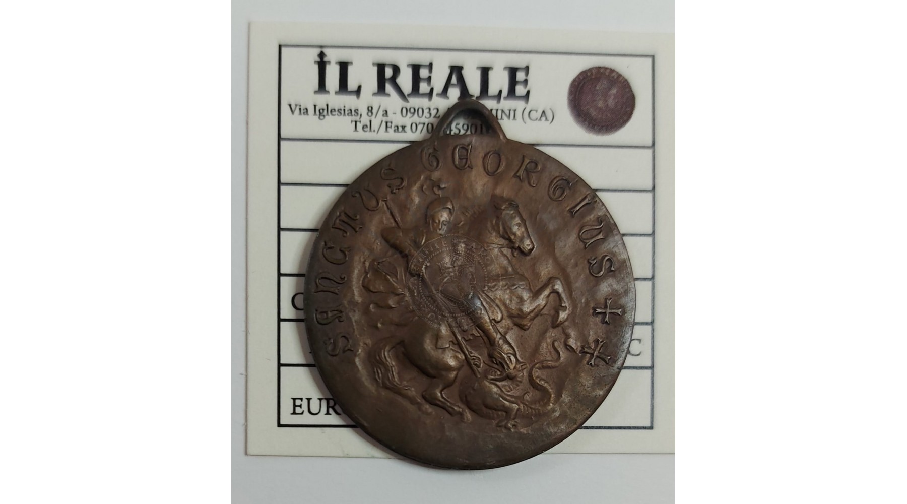 MEDAGLIA IN BRONZO LEGIONE CARABINIERI DI GENOVA