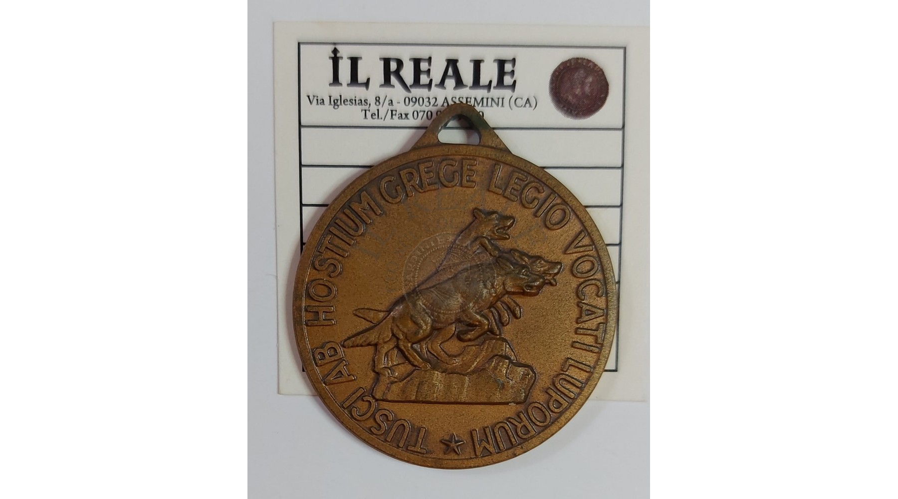 MEDAGLIA IN BRONZO 78 REGGIMENTO FANTERIA LUPI DI TOSCANA