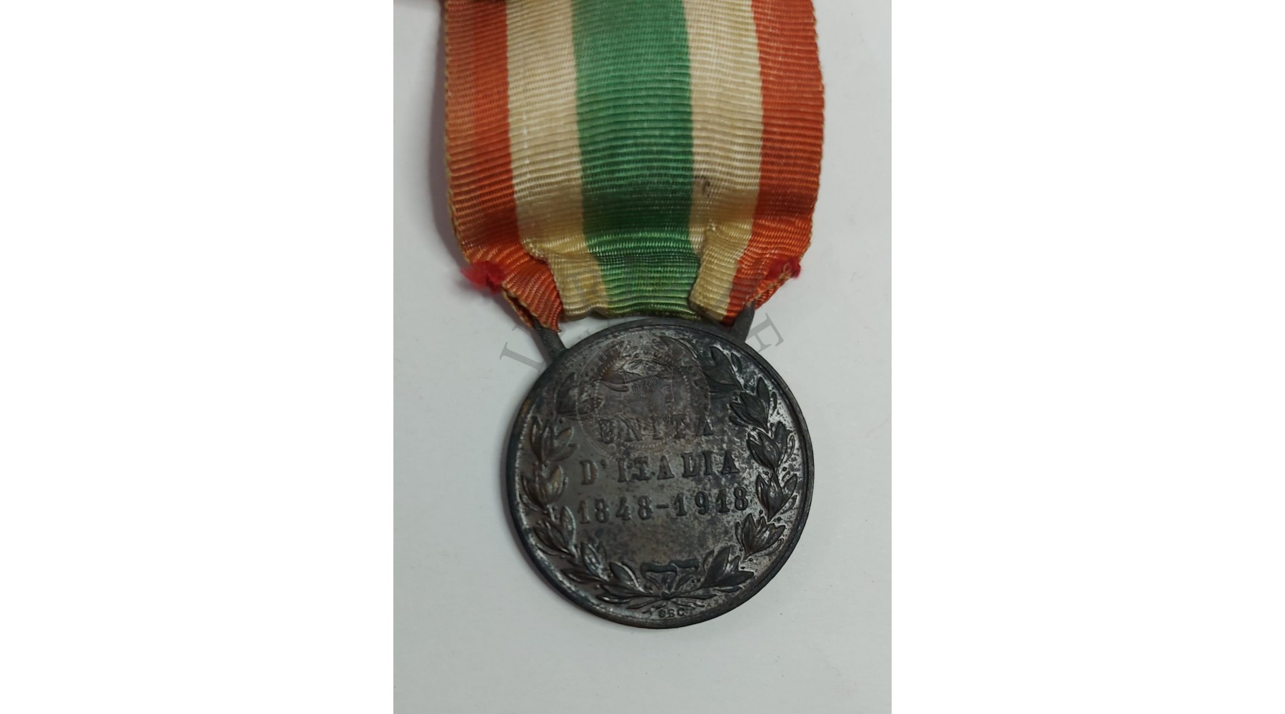 MEDAGLIA IN BRONZO UNITA' D'ITALIA 1848-1918