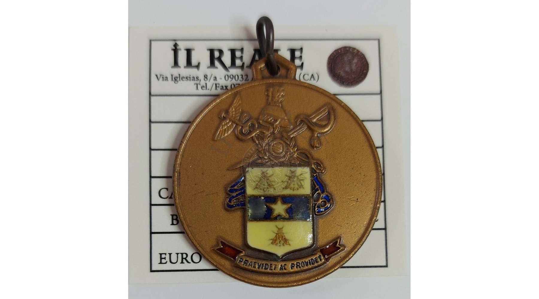 MEDAGLIA IN BRONZO I CENTENARIO DEL SERVIZIO DI COMMISSARIATO DELL'ESERCITO 1873-1973