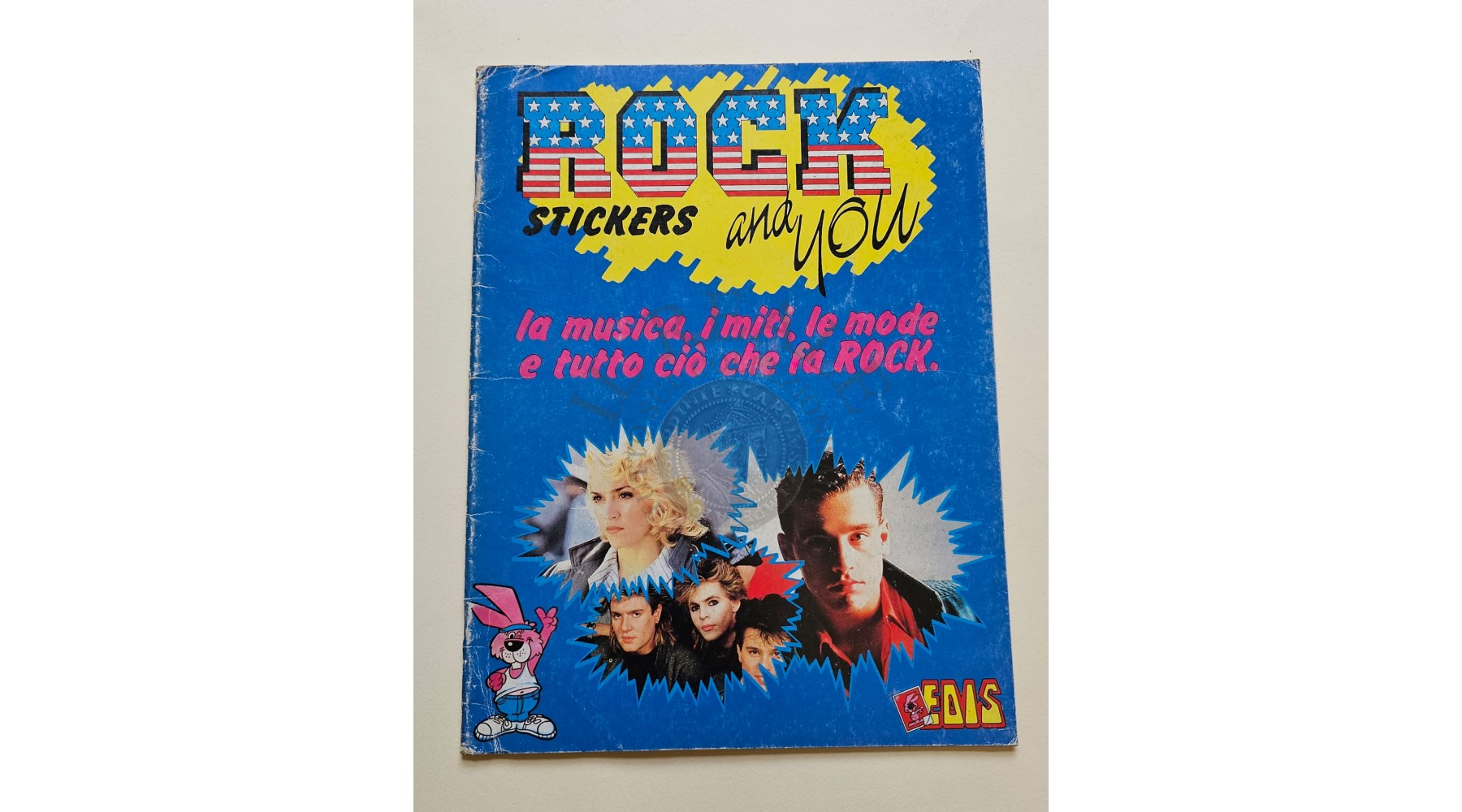 Album Rock And You Sticker NUOVO Figurine EDIS 1987 Vuoto