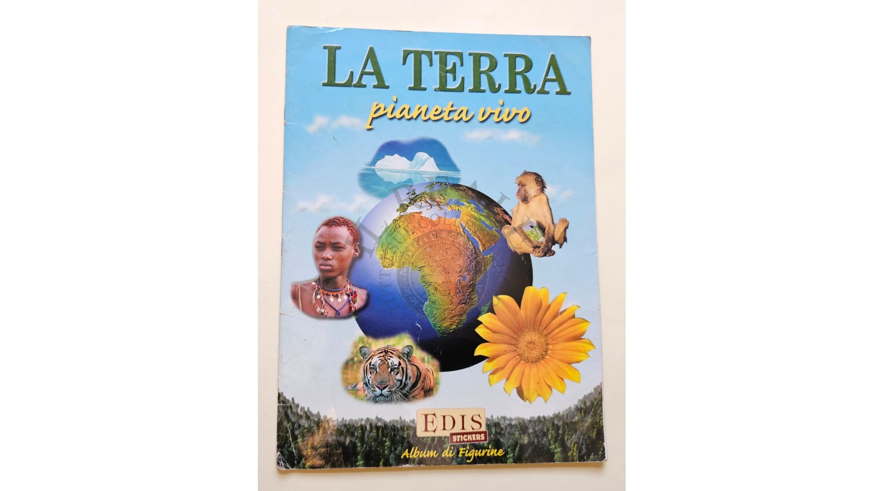 LA TERRA PIANETA VIVO 1997 ALBUM DI FIGURINE INCOMPLETO , IN BUONE CONDIZIONI