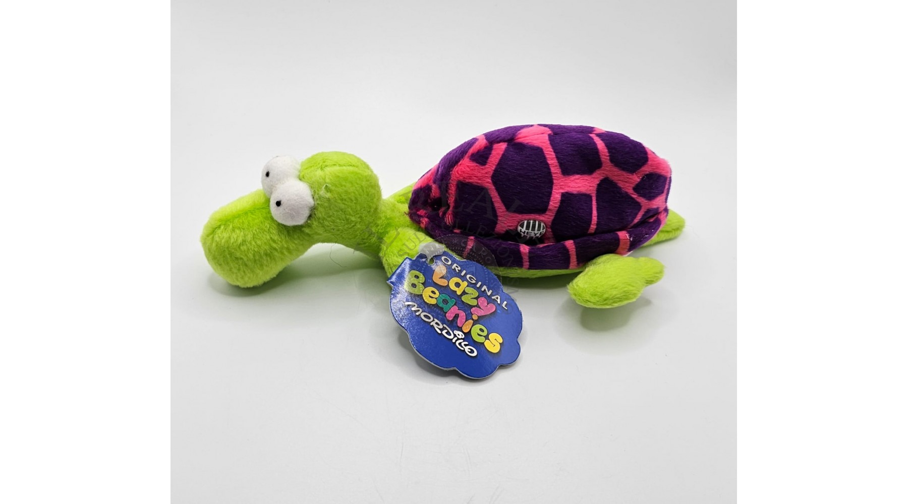 MORDILLO PELUCHE HEYE SERIE LAZY BEANIES 1999 TURTLE ( TARTARUGA) NUOVO CON ETICHETTA