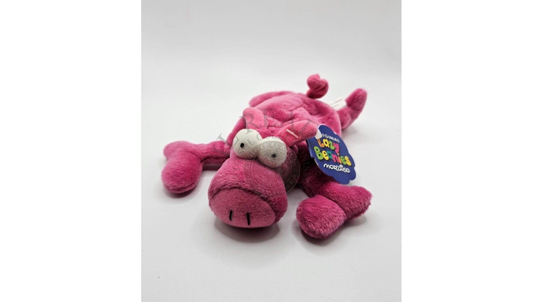 MORDILLO PELUCHE HEYE SERIE LAZY BEANIES 1999 THE PIG (IL MAIALE) NUOVO CON ETICHETTA